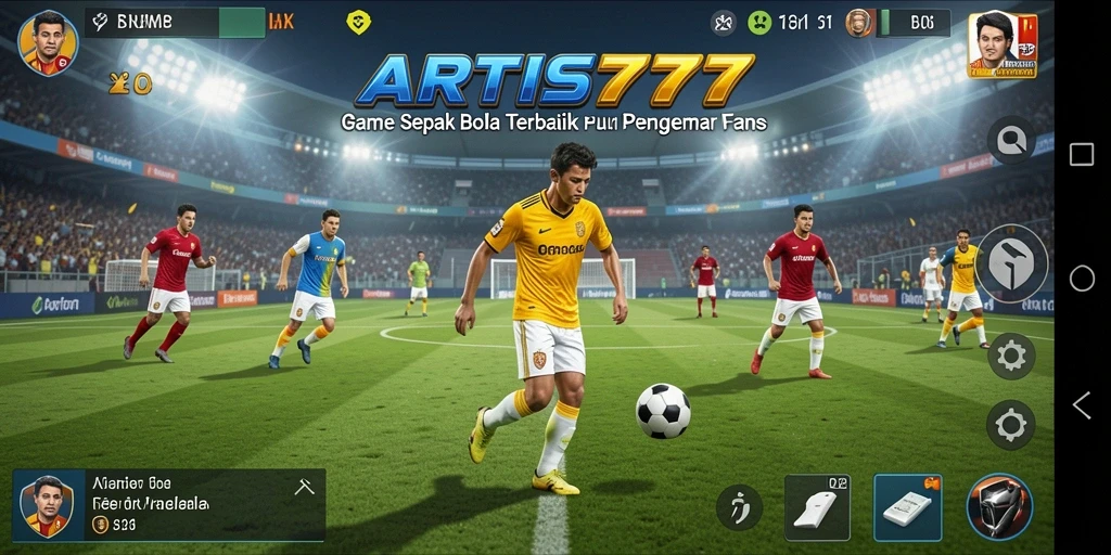 Tampilan gameplay <strong>ARTIS777</strong> yang seru dan mendebarkan di lapangan.