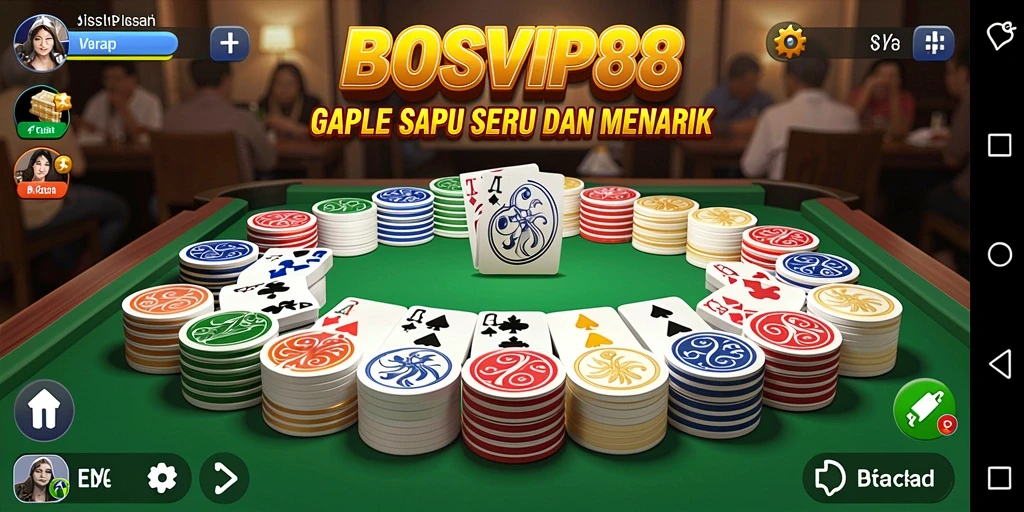 Tampilan gameplay seru di dalam aplikasi BOSVIP88.