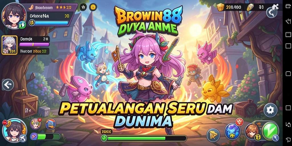 Tampilan gameplay BROWIN88 yang menarik dan seru.
