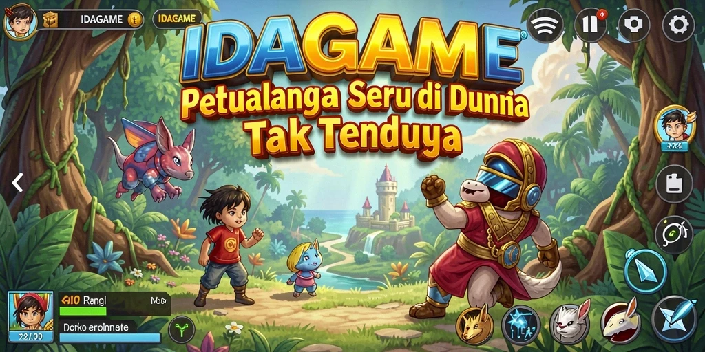 Gameplay seru di dunia petualangan IDAGAME dengan tantangan menarik.