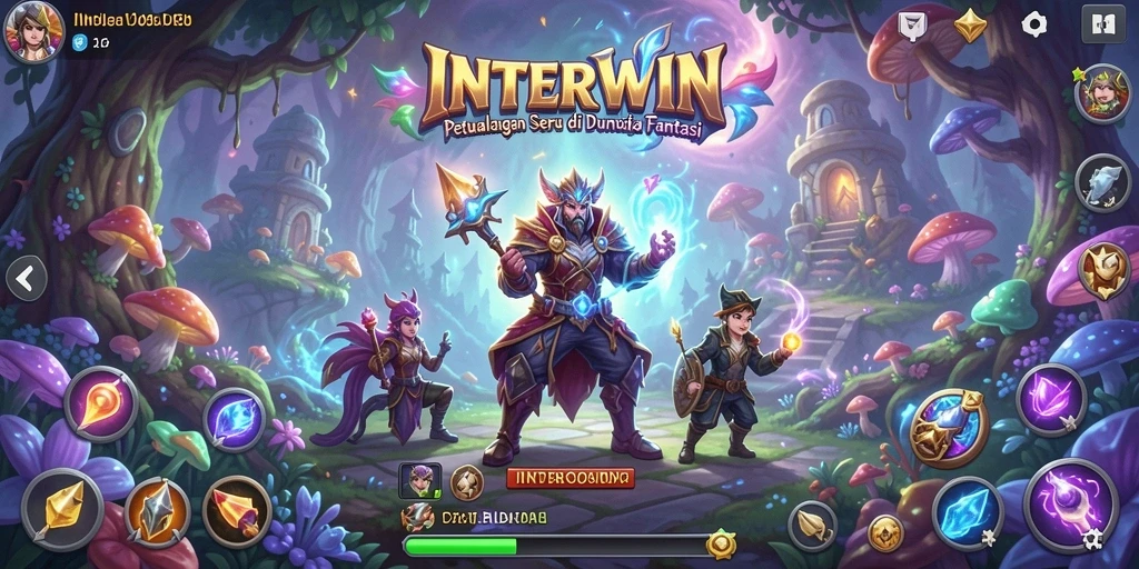 Tampilan gameplay INTERWIN yang mendebarkan dan penuh petualangan.