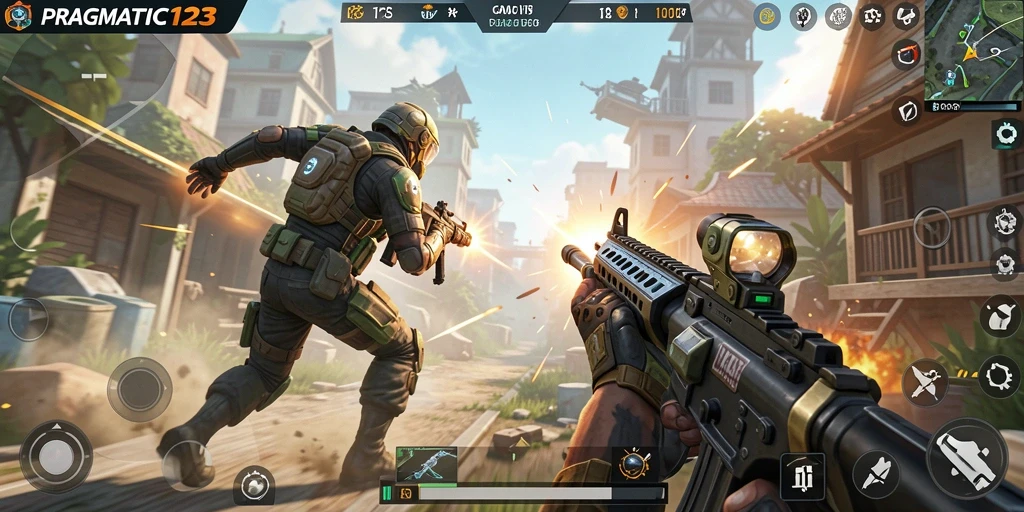 Tampilan gameplay mendebarkan dalam PRAGMATIC123 yang penuh aksi.