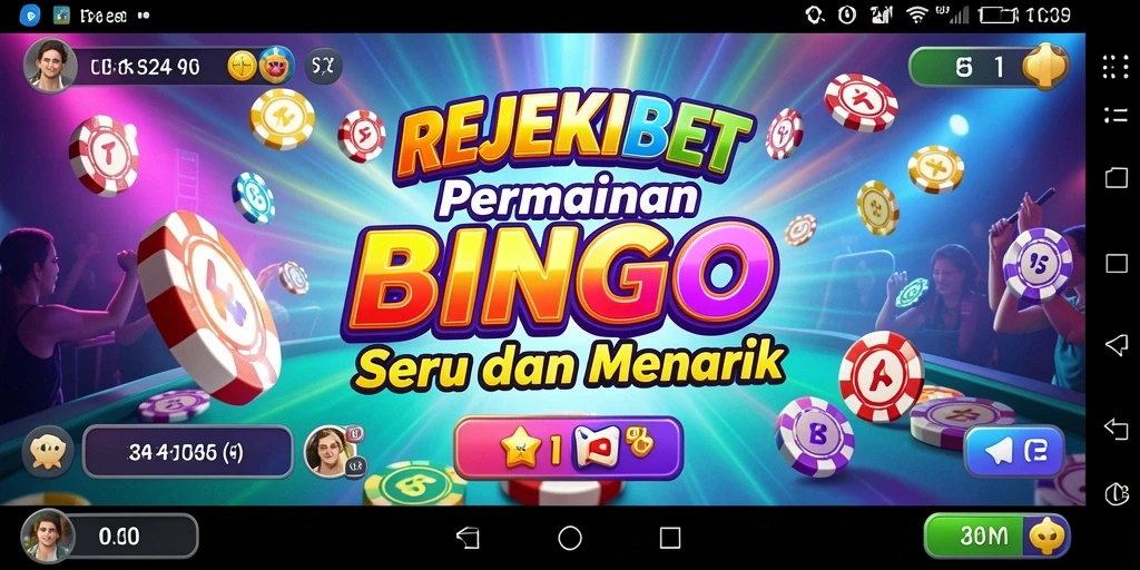 Tangkapan layar menunjukkan gameplay seru dari REJEKIBET Bingo.