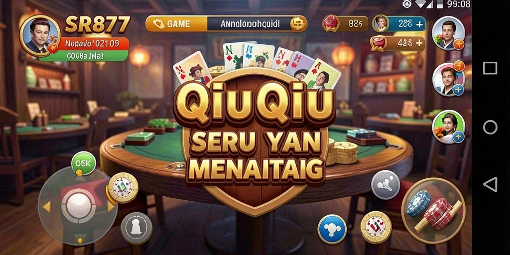 Gameplay menarik dari QiuQiu yang seru dan kompetitif.